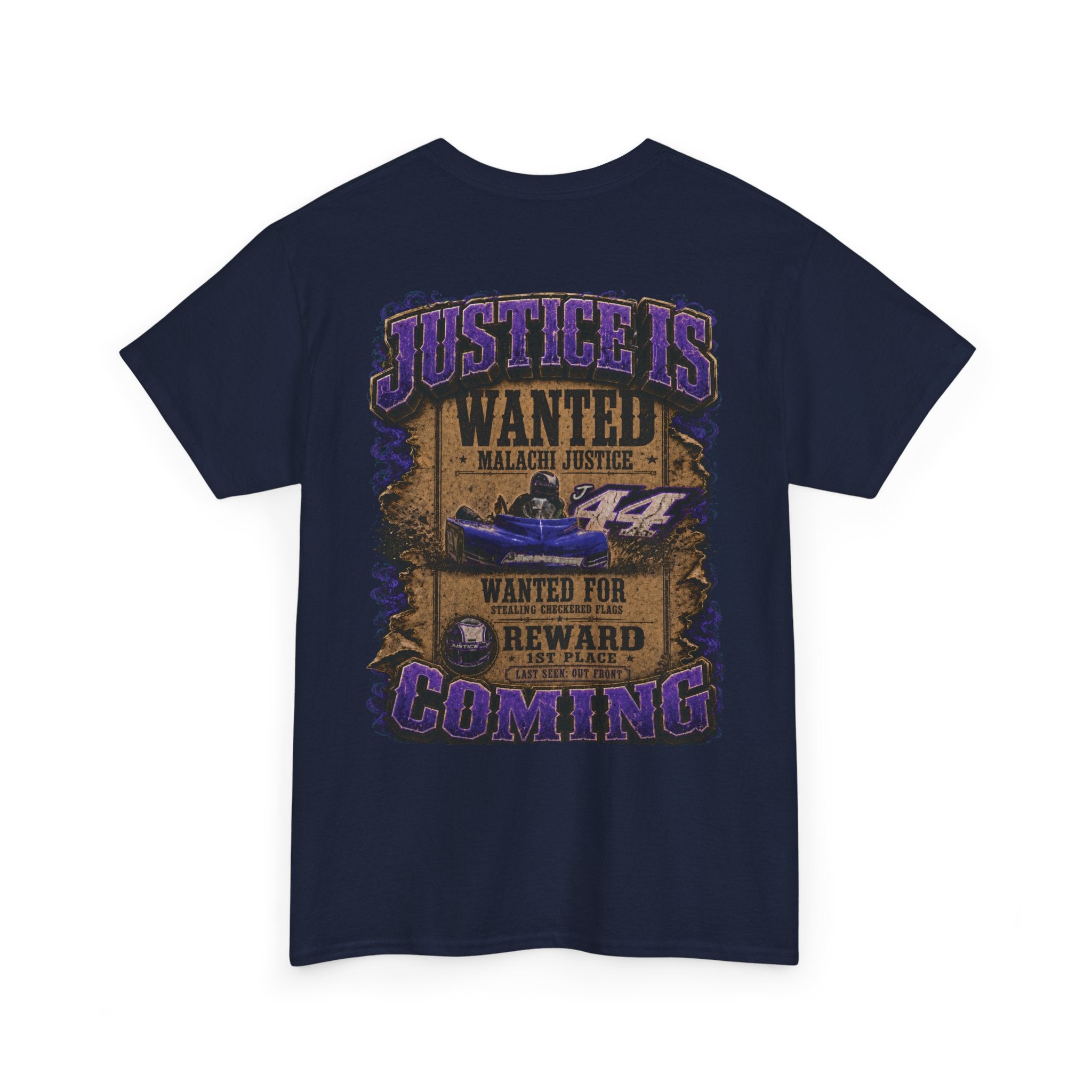 Malachi Justice — “Justice Is Coming” Adult Tee