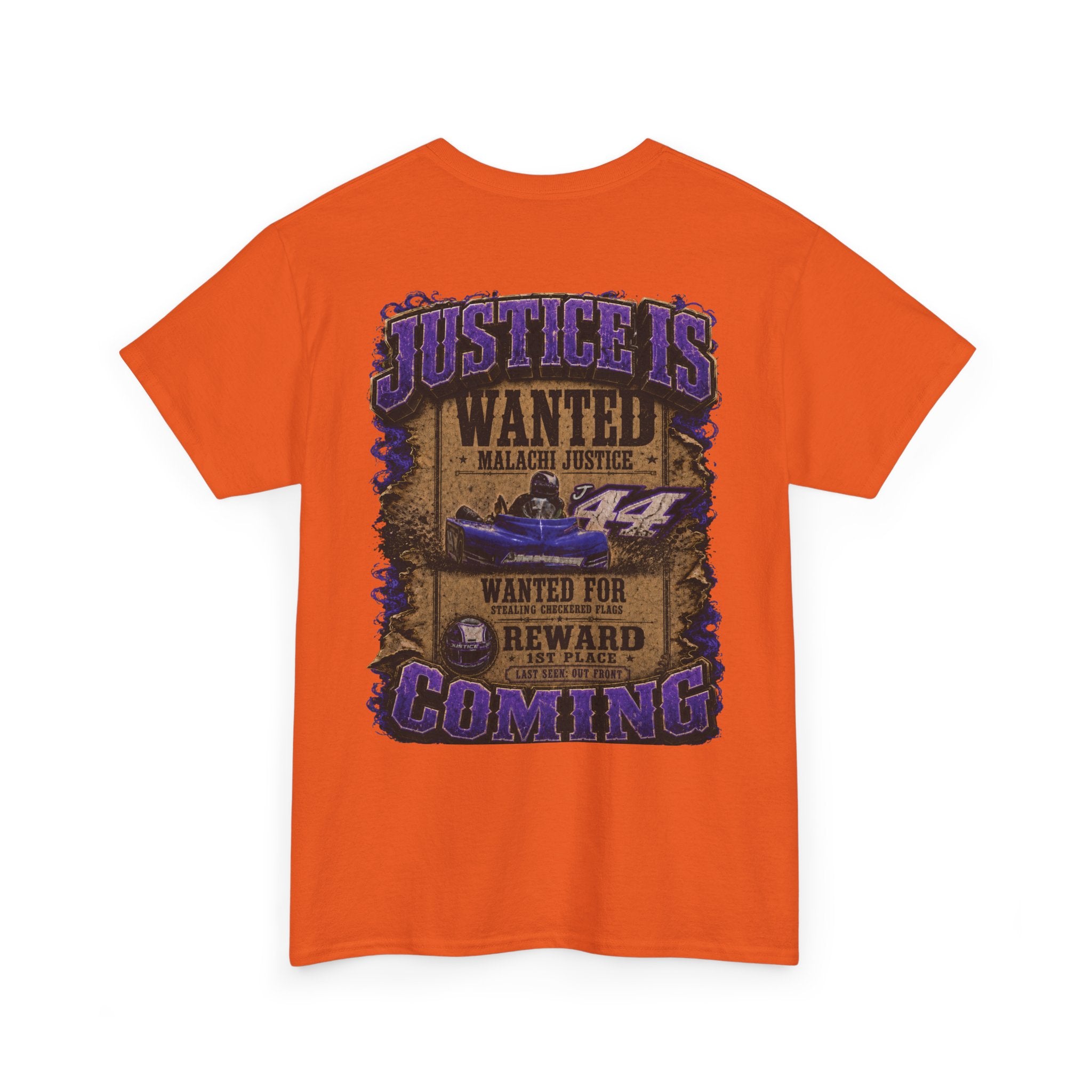 Malachi Justice — “Justice Is Coming” Adult Tee