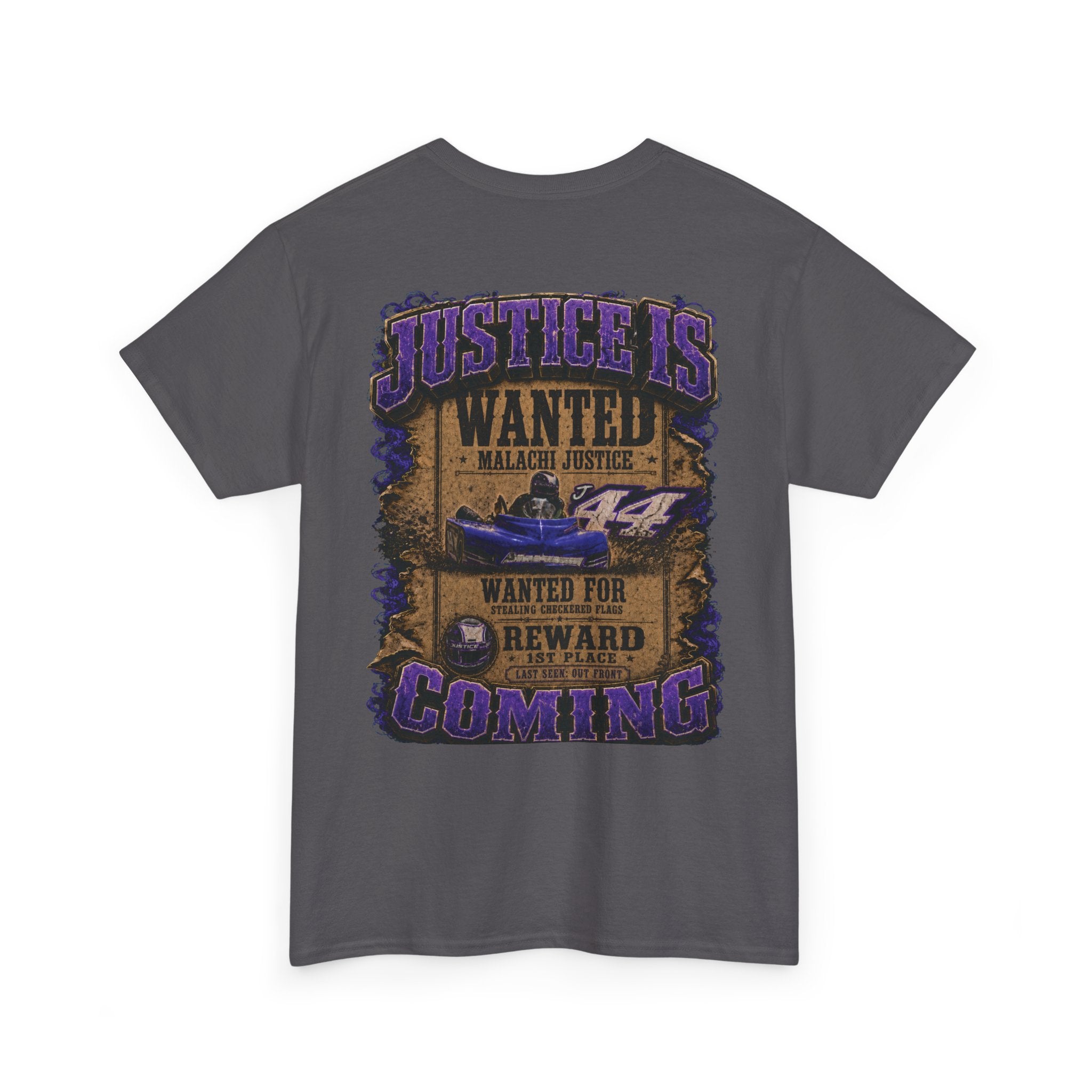 Malachi Justice — “Justice Is Coming” Adult Tee