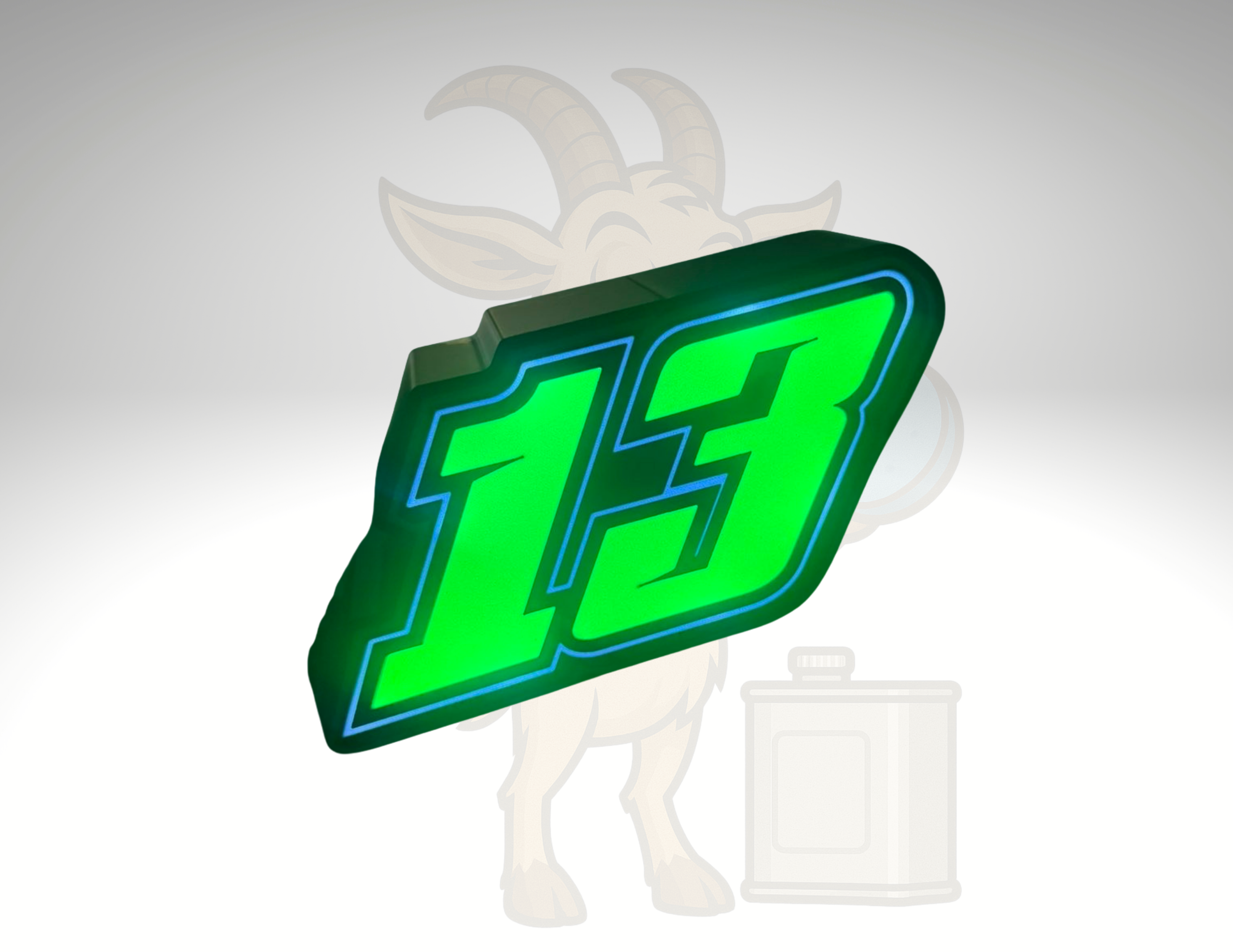 LIT3D™ Custom Logo/Number