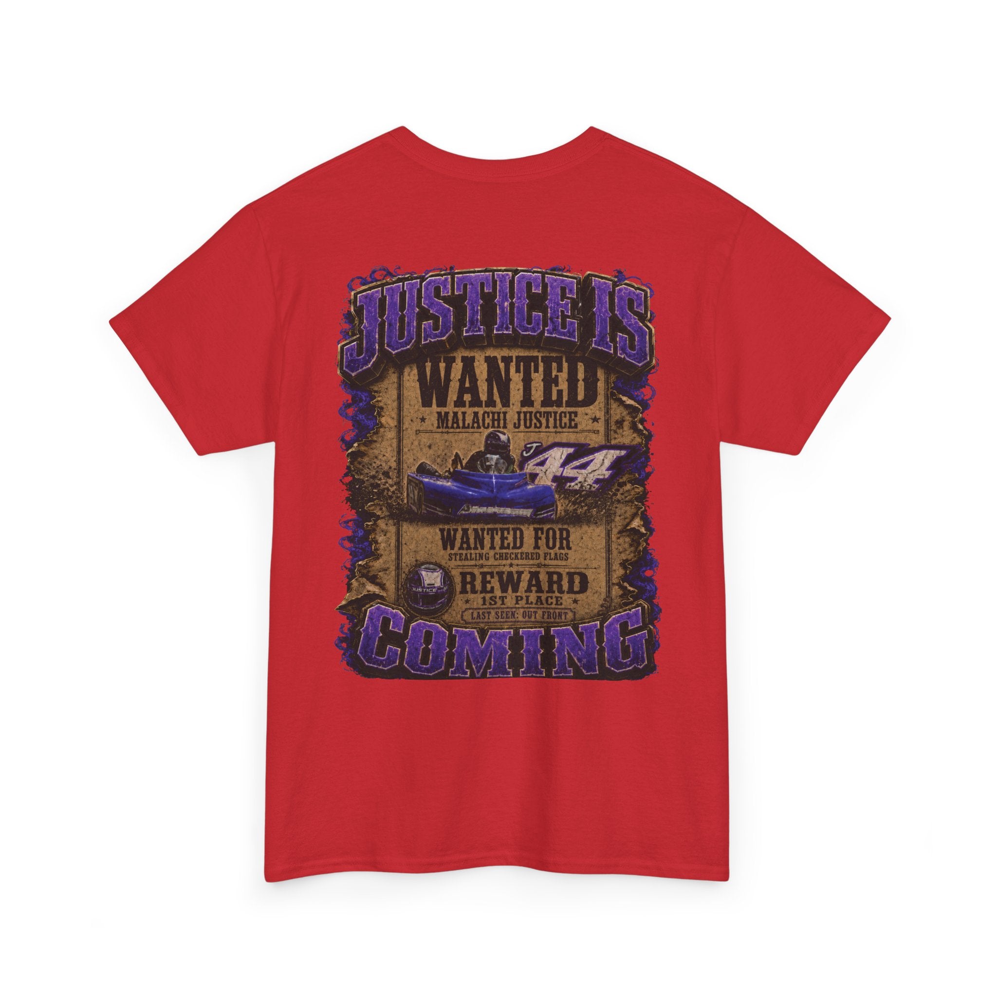 Malachi Justice — “Justice Is Coming” Adult Tee