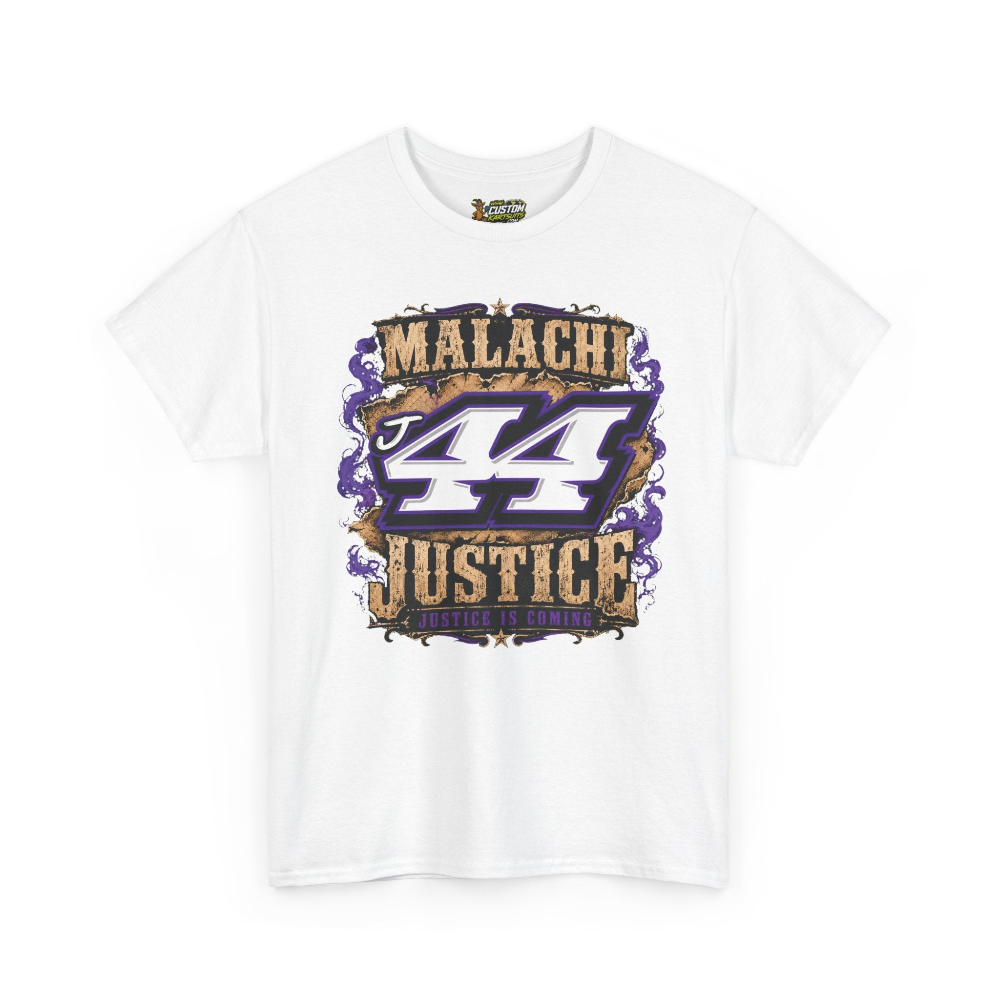 Malachi Justice — “Justice Is Coming” Adult Tee