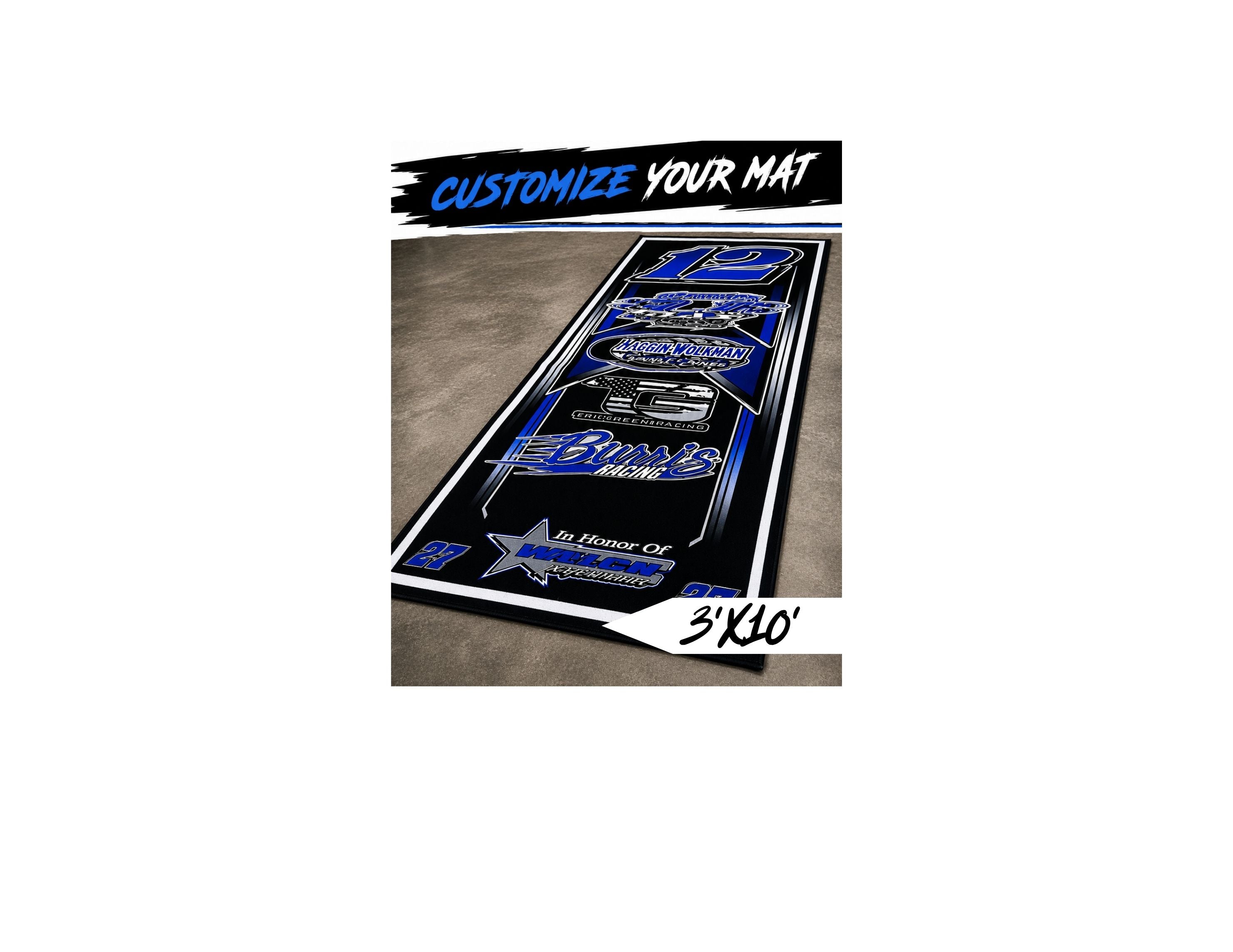 Custom Race Rugs