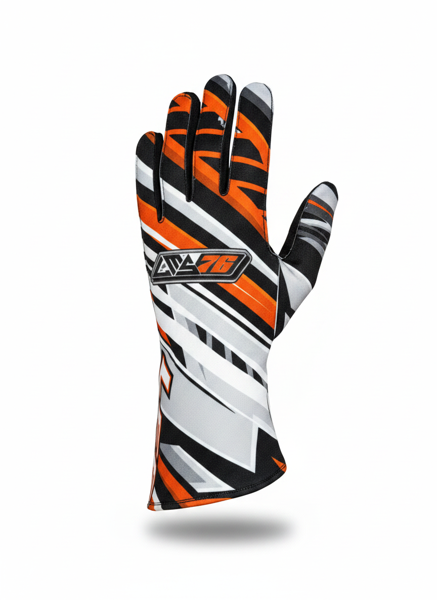 Full Custom Karting Gloves.