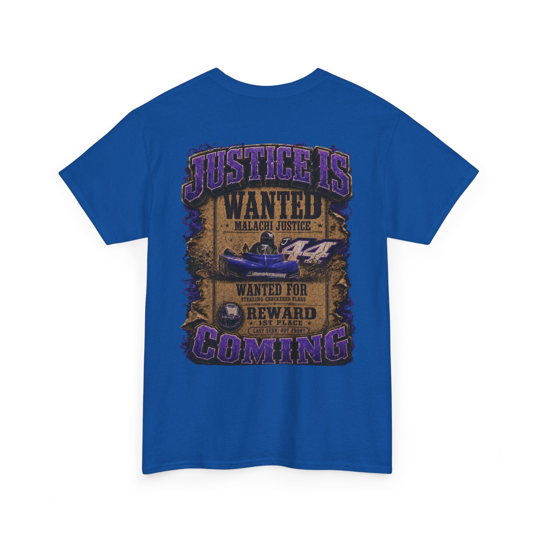 Malachi Justice  — “Justice Is Coming” Adult Tee