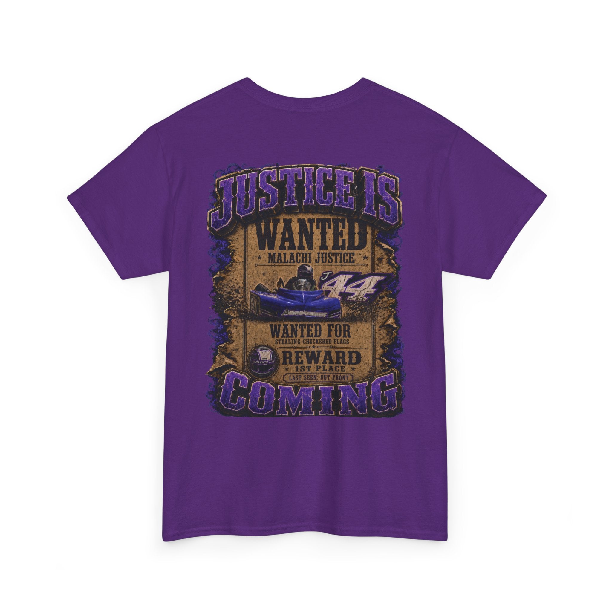 Malachi Justice  — “Justice Is Coming” Adult Tee