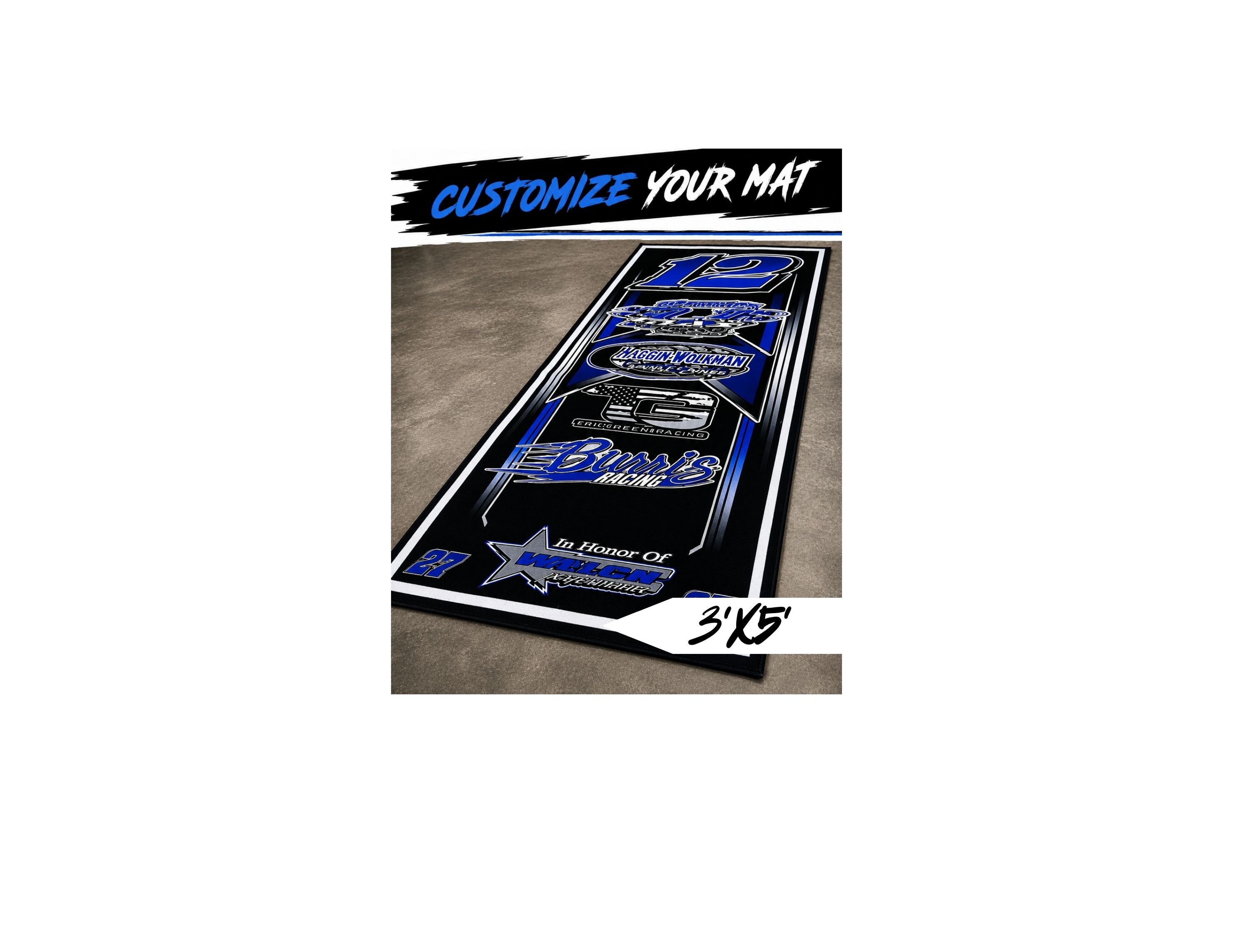 Custom Race Rugs