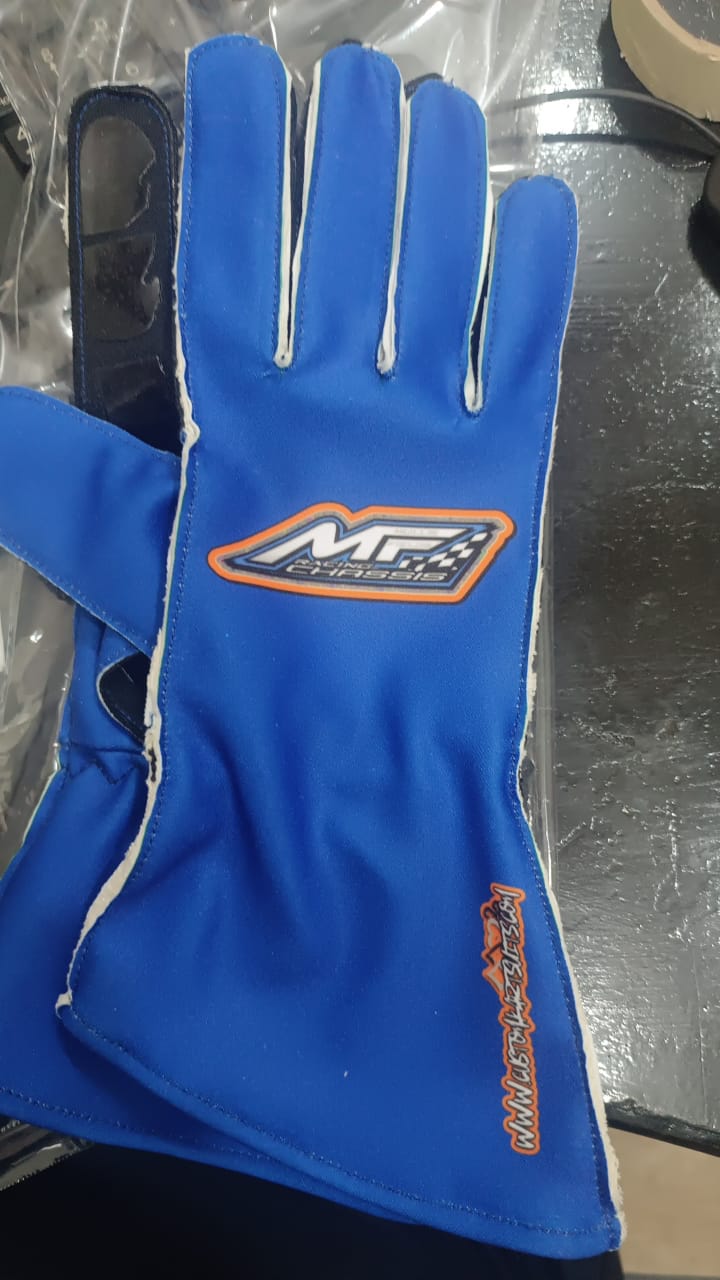 Full Custom Karting Gloves.