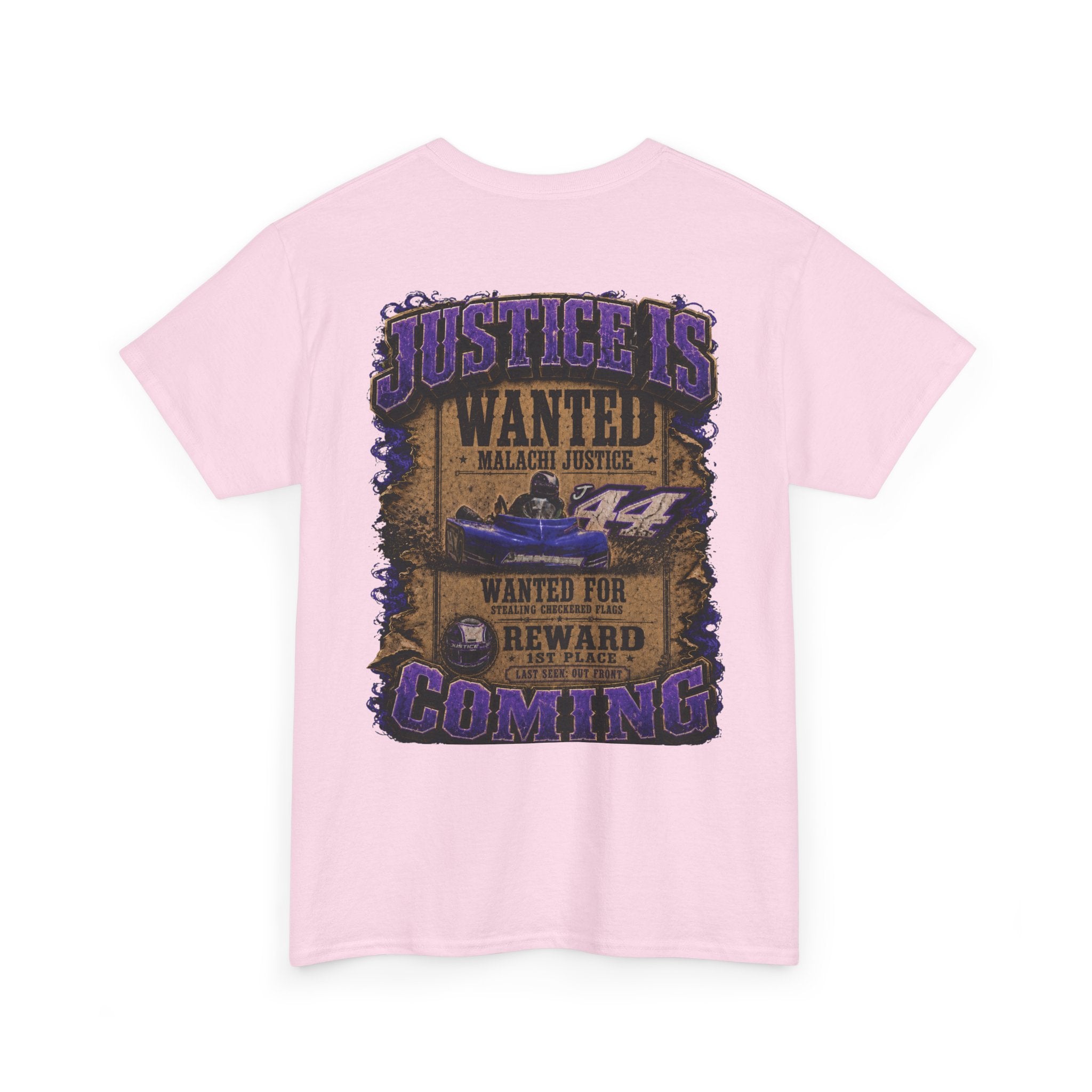 Malachi Justice  — “Justice Is Coming” Adult Tee