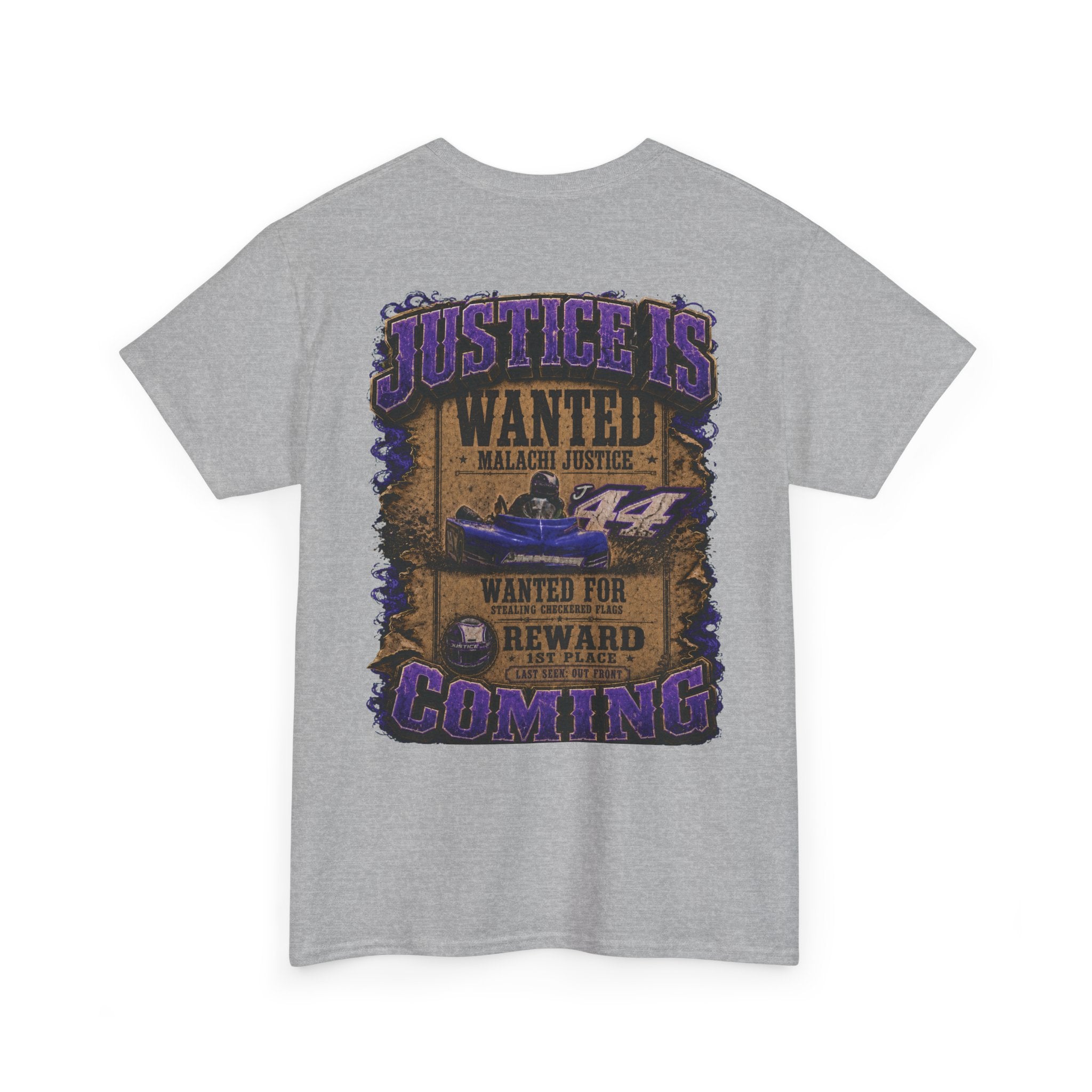 Malachi Justice  — “Justice Is Coming” Adult Tee