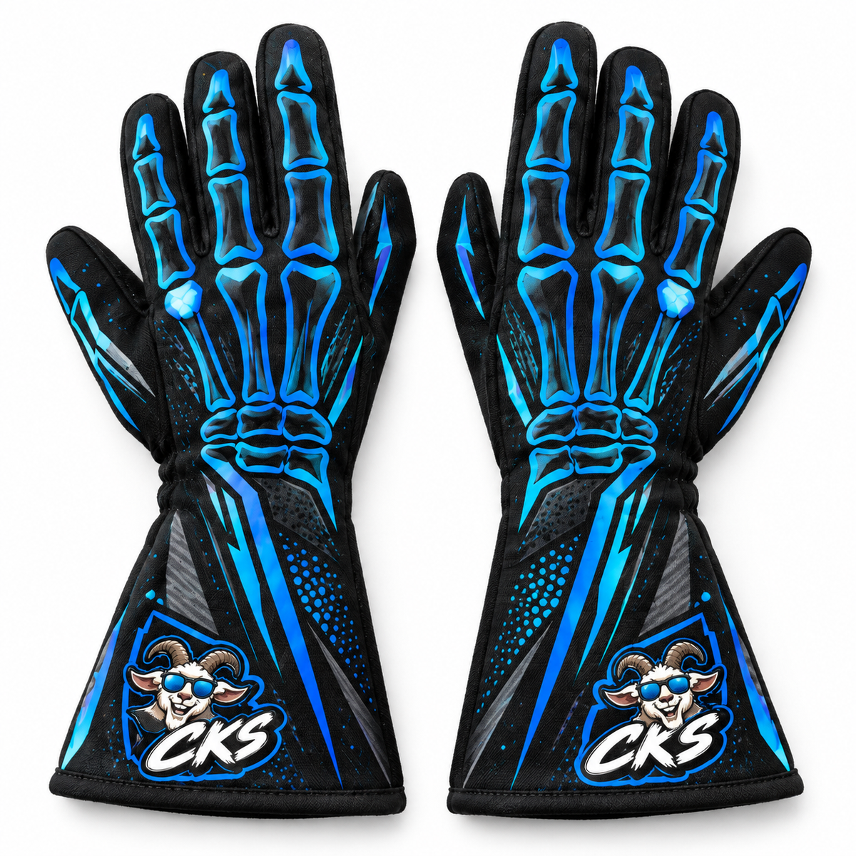 "Bones out" Gloves