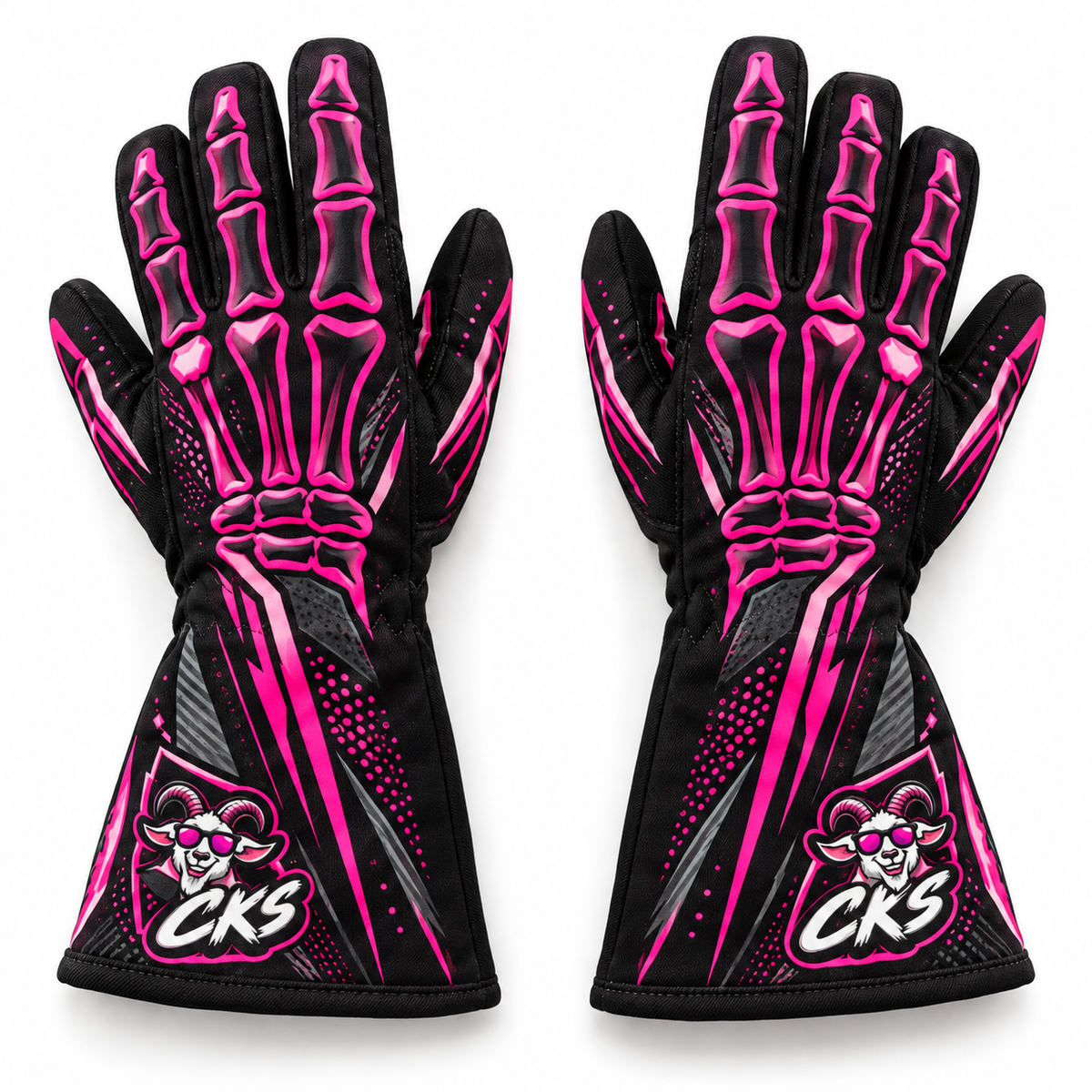 "Bones out" Gloves