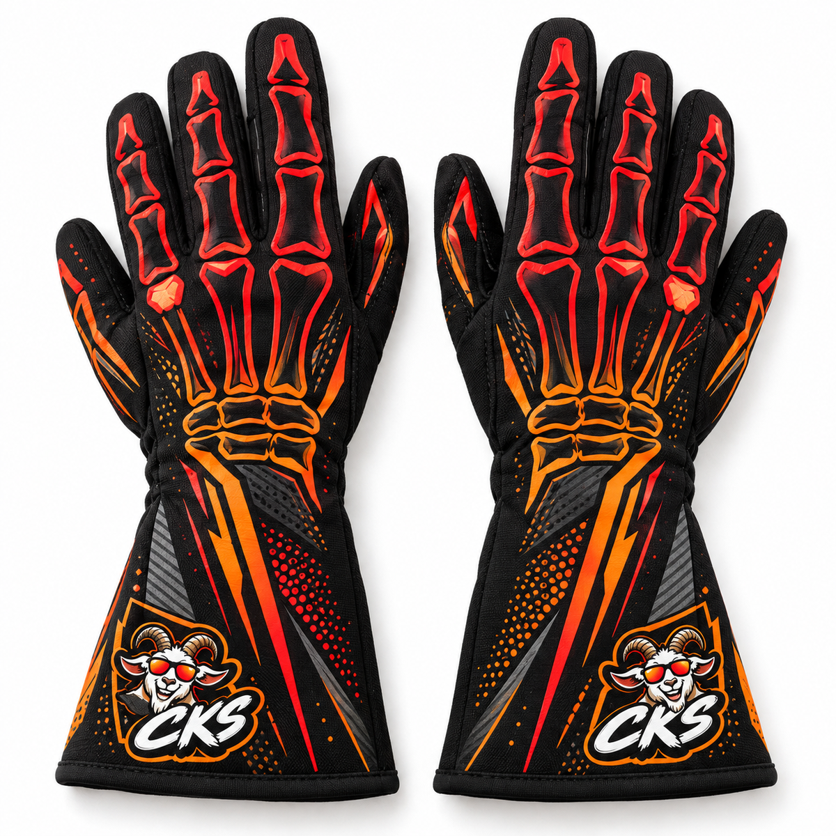 "Bones out" Gloves