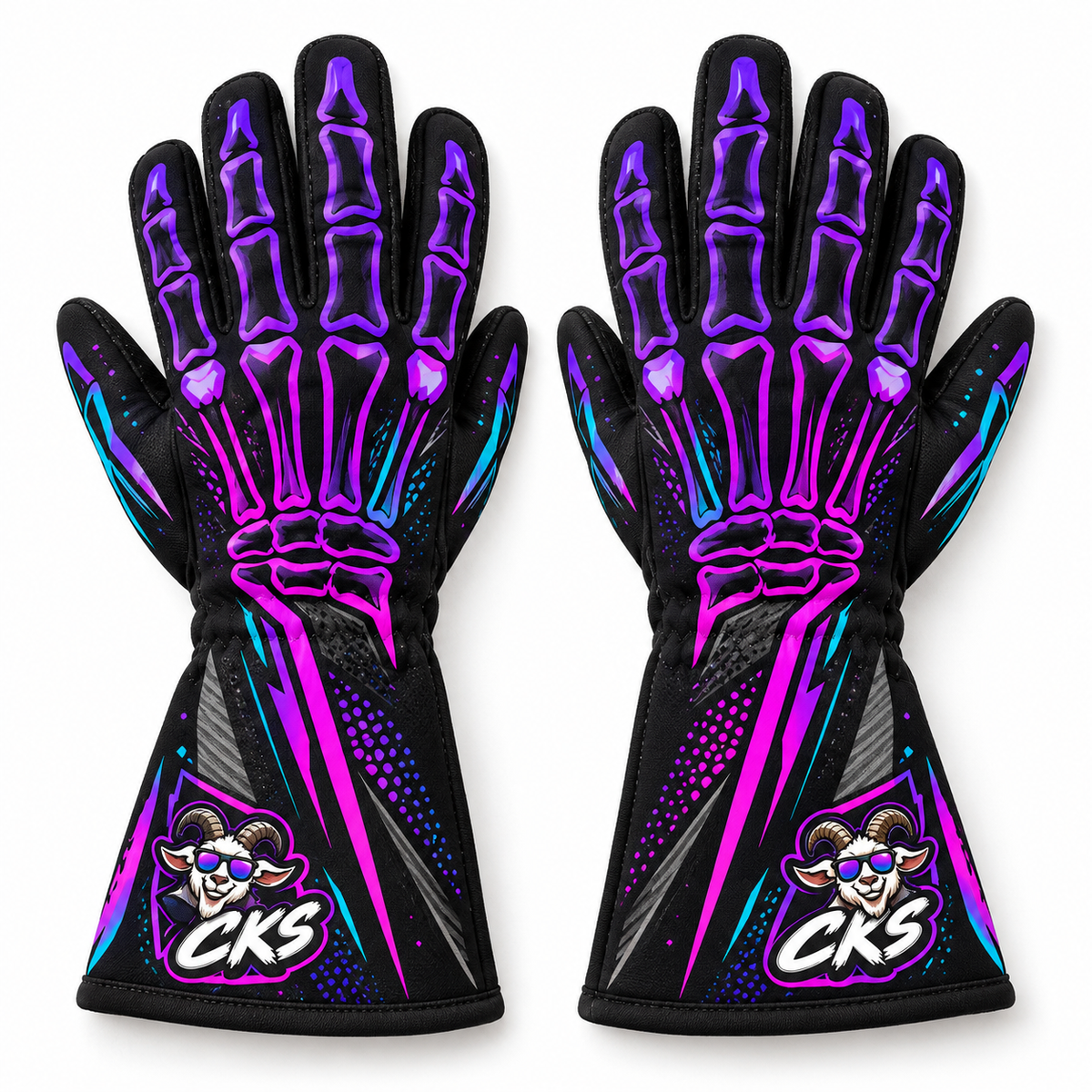 "Bones out" Gloves