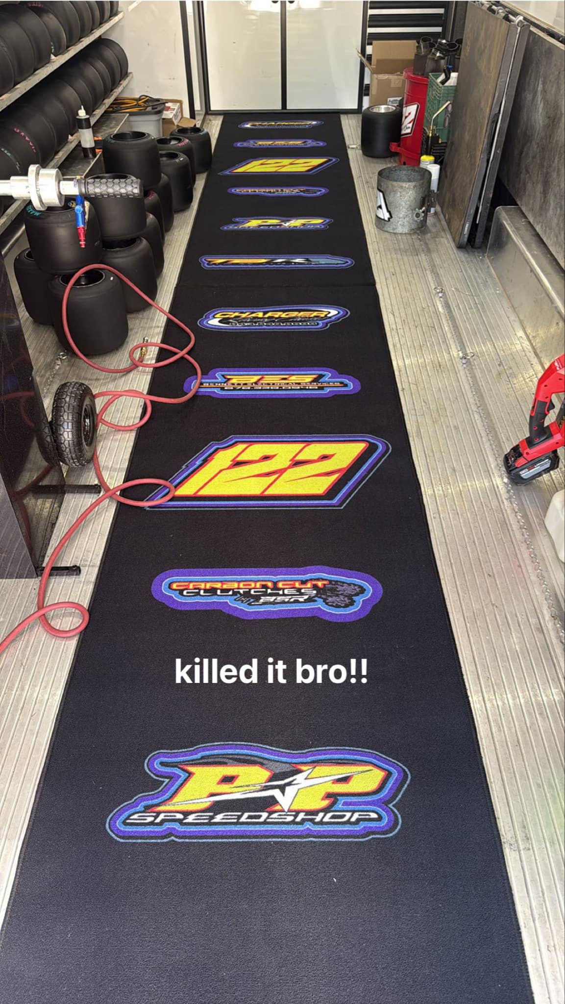 Custom Race Rugs